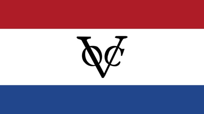 Ilustrasi bendera VOC.