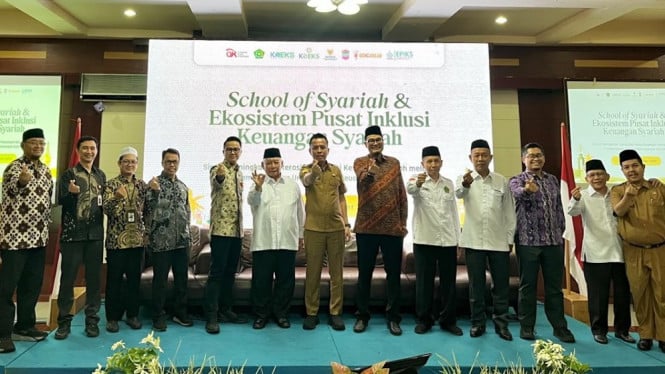 Jajaran Baznas, Pemda, Kemnag Ciamis dan OJK di School of Syariah.