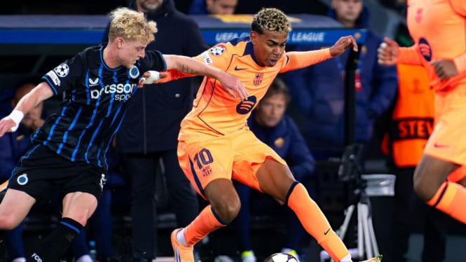 Barca mengalami hari yang sulit melawan Club Brugge