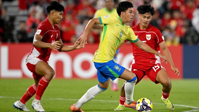 Indonesia Kalah dari Brasil di Piala Dunia