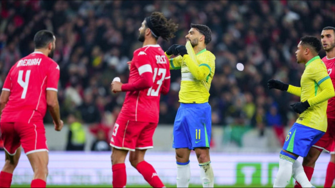 Brasil Dapat Hasil Mengecewakan Lawan Tunisia