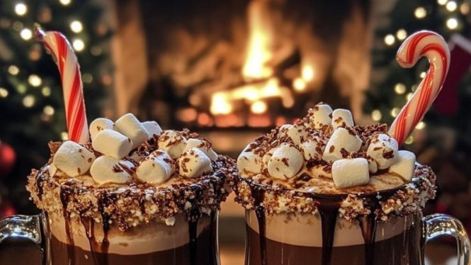 coklat panas saat natal