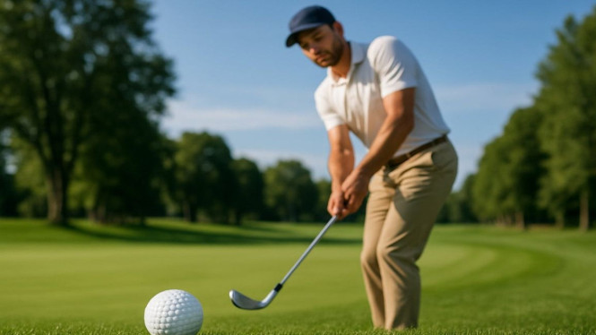 ilustrasi olahraga golf
