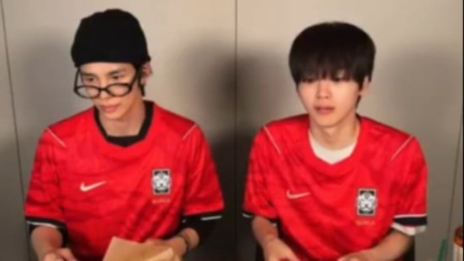 Reaksi Serim dan Hyeongjun CRAVITY setelah kekalahan Korea Selatan di FIFA World Cup 2026