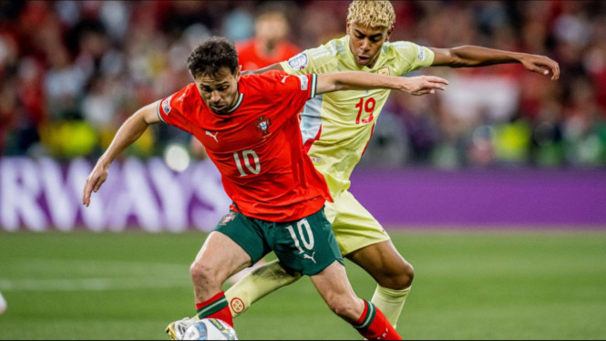 Portugal vs Spanyol di tahun 2025
