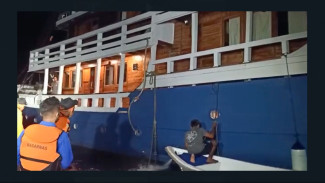 Tim SAR Temukan Posisi Kapal Pengangkut 16 Turis Asing 