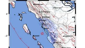 Pesisir Selatan Diguncang Gempa Magnitudo 4.7