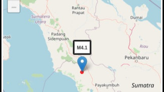 Pasaman Barat Diguncang Empat Kali Gempa Dengan Magnitude Berbeda