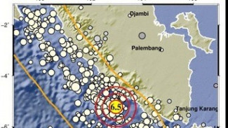 Bengkulu Diguncang Gempabumi Magnitudo Cukup Besar
