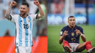 Rekor Buruk Messi Lawan Mbappe