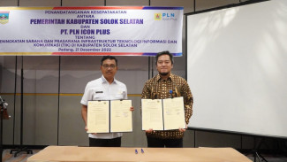 Pemkab Solok Selatan Teken MoU dengan Icon+