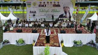 Ribuan Warga Solsel Hadiri Tabligh Akbar Gus Miftah