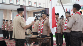 Bupati Khairunas Dilantik Jadi Ketua Mabicab 0319 Gerakan Pramuka Solok Selatan