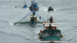 KKP Tangkap 6 Kapal Berbendera Filipina Curi Ikan di Perairan Indonesia