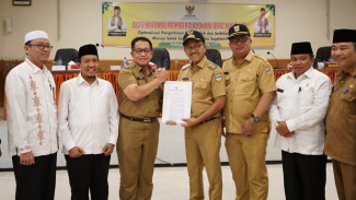 Pemkab Solsel Terima SK Panitia MTQ Nasional ke-XL Tahun 2023