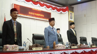 DPRD Solsel Gelar Paripurna, Dengarkan Pidato Kenegaraan Presiden RI
