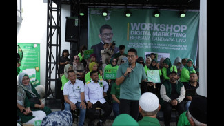Sandiaga Uno Terharu Lihat Kampanye Prabowo di Sumbar