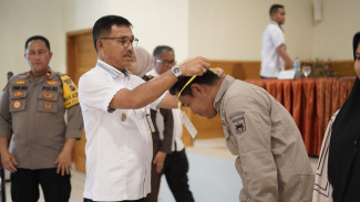 Kapasitas Satlinmas Solok Selatan Diperkuat Guna Menjaga Keamanan dan Ketertiban