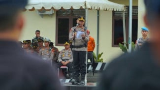 Polres Solsel Gelar Apel Siaga Operasi Ketupat 2025, Fokus Mudik Aman, Keluarga Nyaman