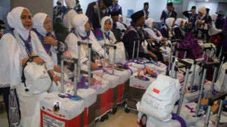 Jemaah Calon Haji Kloter 2 Embarkasi Padang Asal Bengkulu Sudah Bertolak ke Madinah