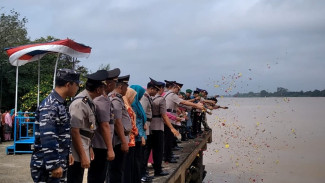 Polda Jambi Ziarah ke Makam Orang Kayo Hitam dan Putri Pinang Masak
