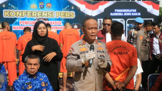 Tangkapan Besar, Polda Sumbar Sita Puluhan Kilogram Narkoba dan Amankan 56 Tersangka