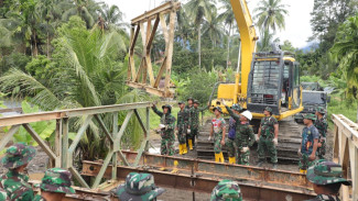 Pemulihan Akses Cepat, Jembatan Bailey Padang Mantuang di Padang Pariaman Ditargetkan Selesai Sepekan Lagi