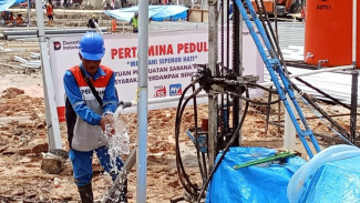 Atasi Krisis Pasca-Bencana, Pertamina dan Elnusa Bangun Sumur Air Bersih di Aceh Tamiang