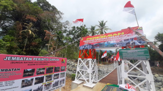 Senyum Warga Kampung Guo, Kota Padang: Jembatan Gantung Baru Percepat Akses Ekonomi dan Pendidikan