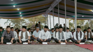 Lautan Manusia di Halaman Kantor Bupati, Tradisi Buka Bersama Solok Selatan Jadi Simbol Pemersatu