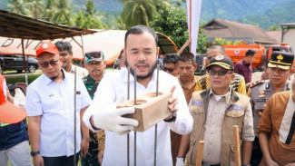 Gunakan Teknologi Sepablock, Pembangunan Huntap Mandiri di Padang Resmi Dimulai