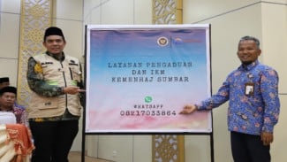 Tingkatkan Transparansi, Kanwil Kemenhaj Sumbar Luncurkan WhatsApp Center Pengaduan Haji