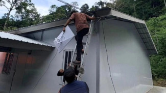 Diskominfo Solok Selatan Fasilitasi Internet Starlink di Pinti Kayu