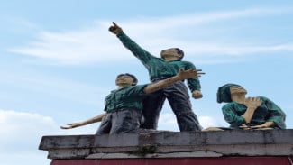 Monumen Pasar Banda Buek,saksi bisu Penyerangan Belanda di Lubuk Kilangan