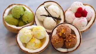 Resep Es Krim Kelapa Muda Lembut, Segar dan Mudah Dibuat di Rumah