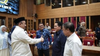 Menteri Pemuda dan Olahraga Republik Indonesia (Menpora RI) Erick Thohir memaparkan arah kebijakan strategis, kinerja an