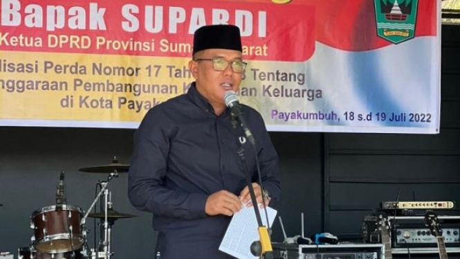 Ketua DPRD Sumatera Barat Supardi