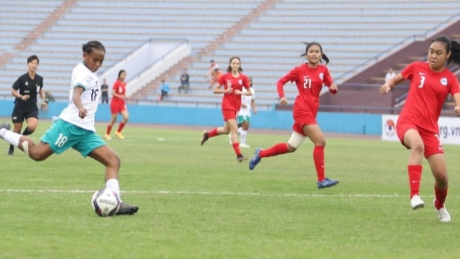 Timnas Indonesia U-20 wanita vs Singapura Piala AFC 2023