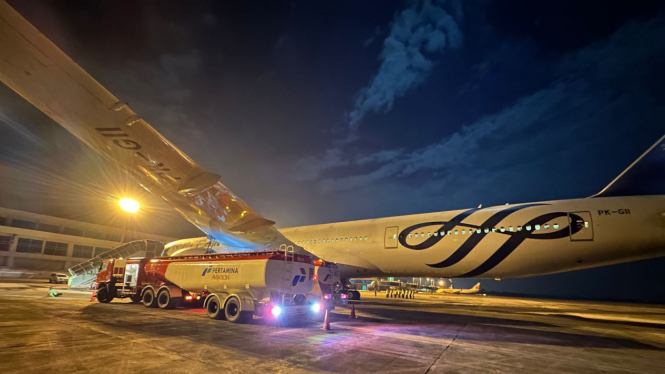 Proses Pengisian BBM Avtur di Bandara Internasional Minangkabau