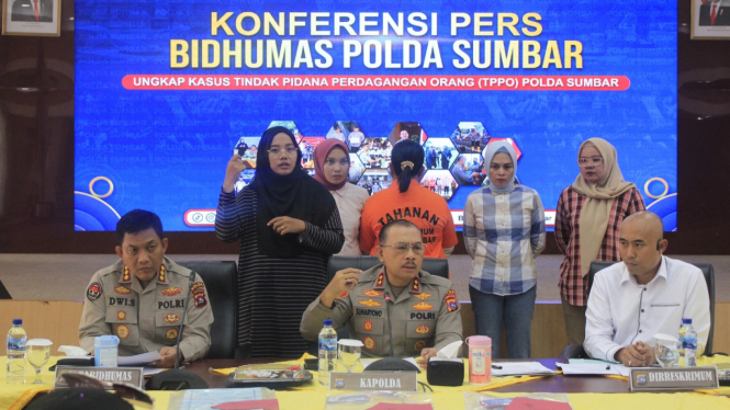 Pers Rilis Pengungkapan Kasus TPPO di Sumatera Barat