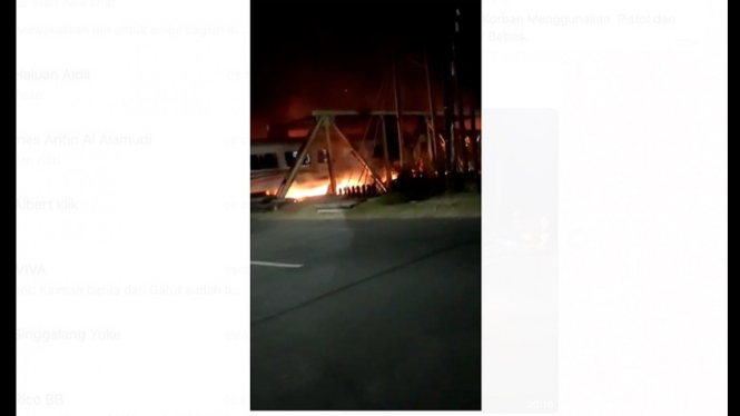 Tangkapan layar Kecelakaan KA Brantas Dengan Truk di Semarang