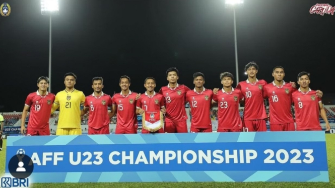 Timnas Indonesia U-23 saat sesi latihan