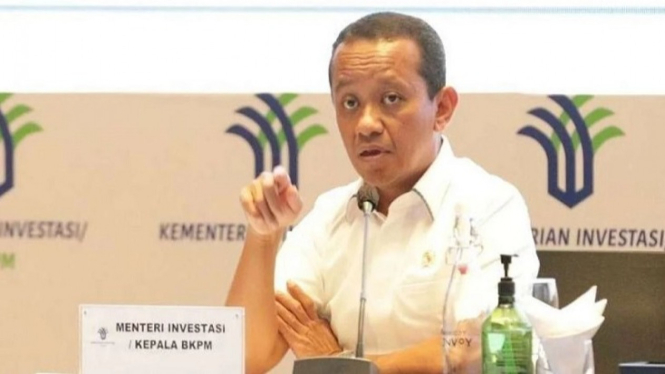 Menteri Investasi/Kepala BKPM Bahlil Lahadalia di Batam