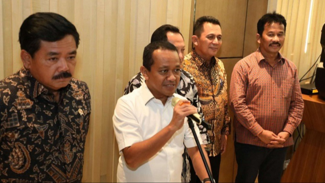 Menteri Investasi/Kepala BKPM Bahlil Lahadalia di Batam.