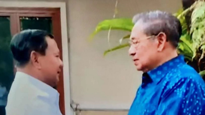 Prabowo Subianto bertemu SBY