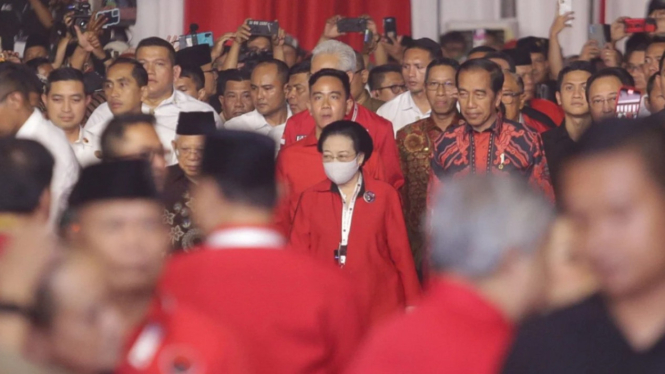 Presiden Jokowi dan Ketum PDIP Megawati Soekarnoputri