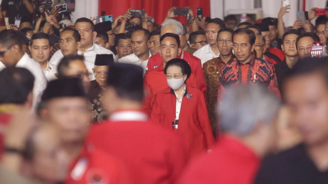 Presiden Jokowi dan Megawati Soekarnoputri