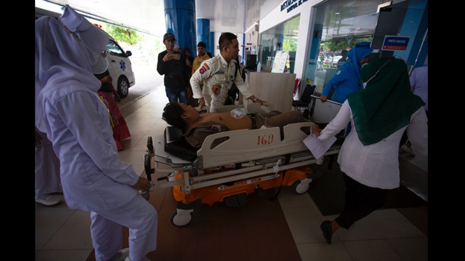 Korban Ledakan Gas Pabrik Indarung V PT Semen Padang