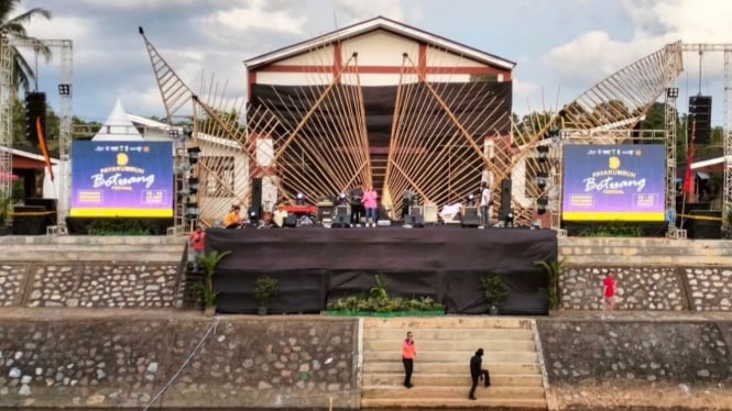 Venue Payakumbuh Botuang Festival 2023 di Sungai Batang Agam