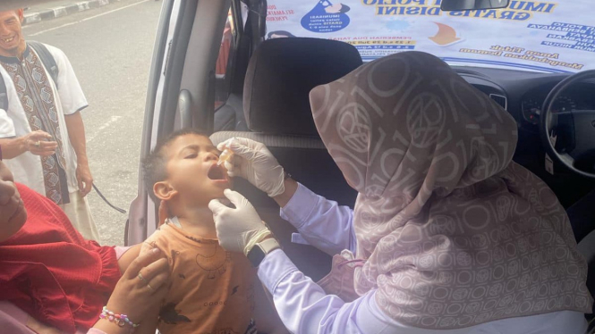 Dinkes Padang Panjang lakukan imuniasasi polio